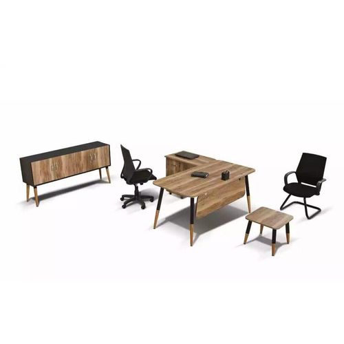 Eckschreibtisch Büromöbel Set Arbeitszimmer Büro Einrichtung JVmoebel
