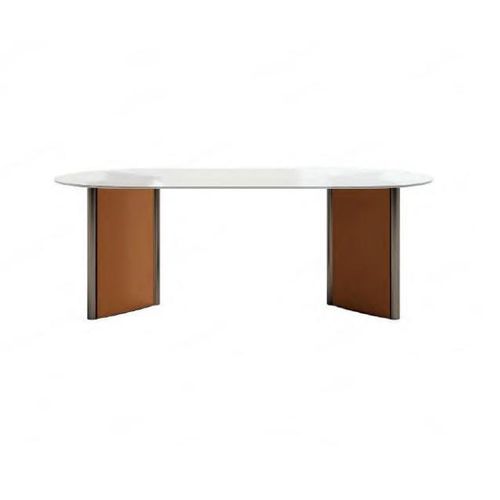 Esszimmer Esstisch Ovaler Designer Luxus Holz Modern 200x100 JVmoebel