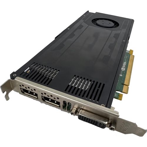 K4200 4 GB GDDR5-Grafikkarte, professionelle Grafikkarte fuer Zeichenmodellierung, Rendering und Videobearbeitung mit DP- und DVI-Schnittstelle, Schwarz