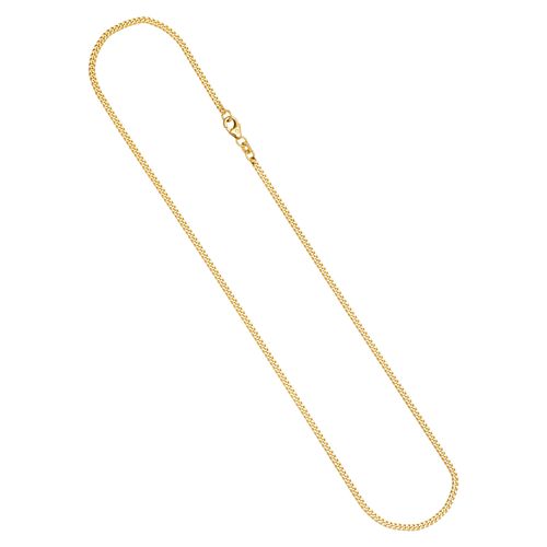 Goldkette JOBO, gold (gelbgold 333), Halsketten, Damen, Gelbgold 333, L: 70cm, Panzerkette 333 Gold 70 cm 2,3 mm