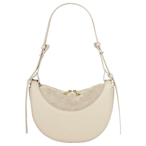 Umhängetasche SAMANTHA LOOK, Damen, Gr. B/H/T: 27cm x 21cm x 8cm onesize, beige, Leder, clean, Taschen, echt Leder, Made in Italy