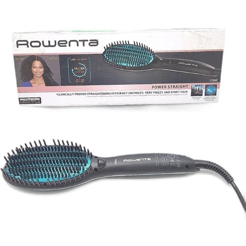 Rowenta Haarglätter Bürste Power Straight Brush Heat Zeit 45 Hot AngebotTitle