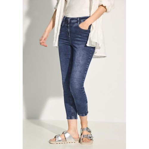 Cecil Slim-fit-Jeans »Vicky«, mit Reissverschluss am Hosenbein