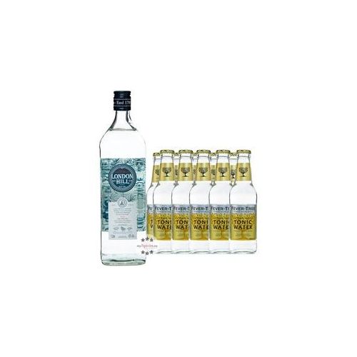 London Hill Dry Gin & 10 x Fever-Tree Indian Tonic Water