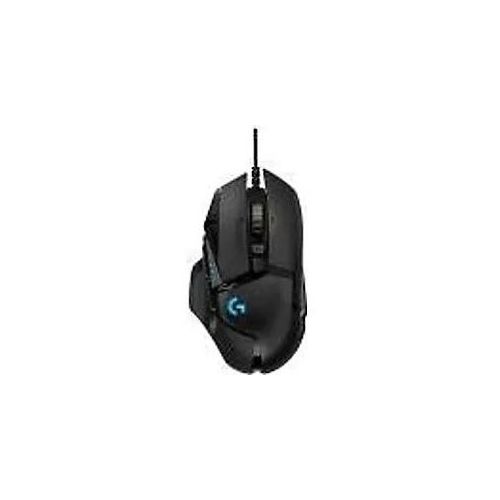 Logitech Kabelgebundene Optische Gaming-Maus für Rechtshänder G502 (Hero) 11 Tasten USB