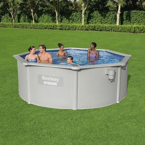 Möbel Bestway Hydrium Oberirdisches Frame-Pool Rund 360x120 cm - Poolzubehör 93338