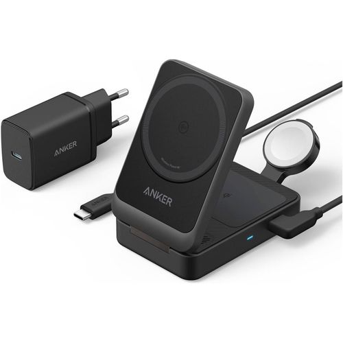 Anker Wireless Charger »MagGo Wireless Charging Station (Foldable 3-in-1)«