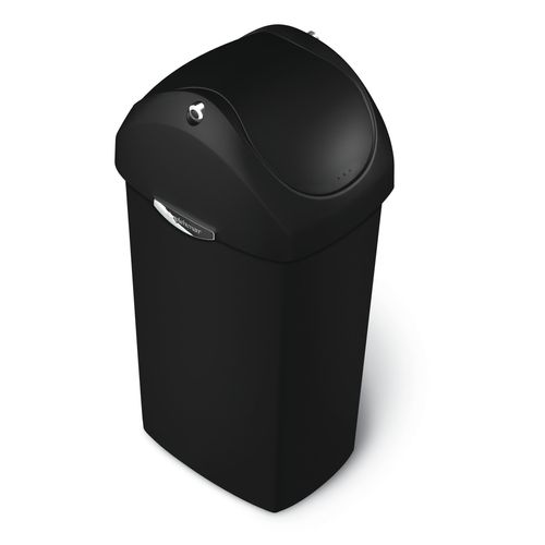 Swing Lid Can 40 Liter, Simplehuman - Schwarz