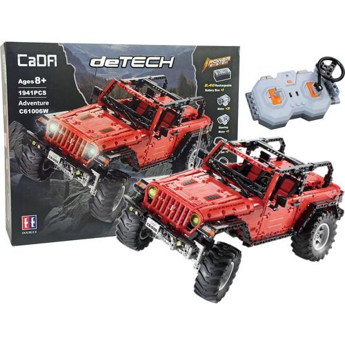 Bausteine Auto Offroad Ferngesteuert Rot 1941 Elements