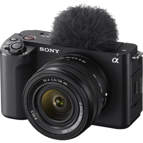 Sony ZV-E1, spiegellose de Wechselobjektiv-Vlogging-Kamera mit 28-60 mm f/4-5,6 (kompakt und leicht, 4K 60p, 12,2 MP, de 5-Achsen- und digitales Stabilisierungssystem)