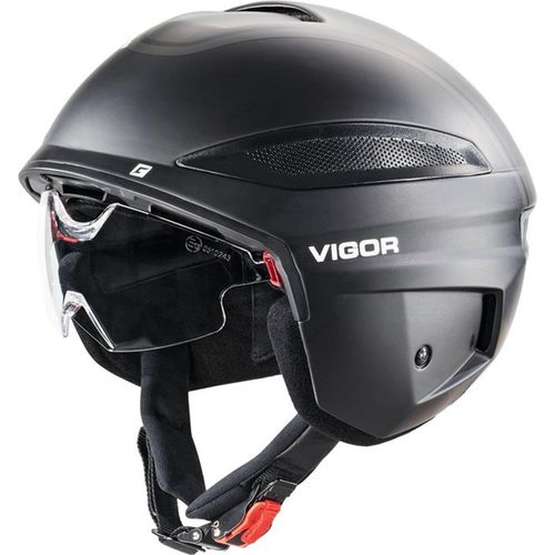 Fahrradhelm Cratoni Vigor (S-Pedelec) Gr. XL (60-61cm) schwarz matt