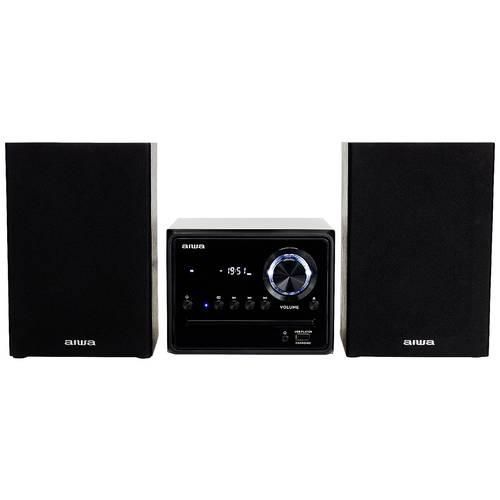 Aiwa MSBTU-300 Stereoanlage Bluetooth®, AUX, CD, USB, UKW, 2 x 10 W Schwarz