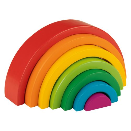 Playtive Holz Regenbogen Montessori (Stapelregenbogen)