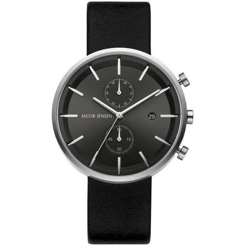 Jacob Jensen Herrenuhr Linear Chronograph 620