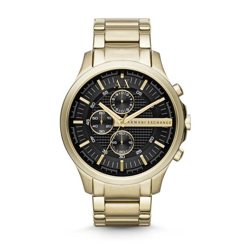 Armani Exchange AX2137 HAMPTON Uhr Herrenuhr Chrono Datum gold