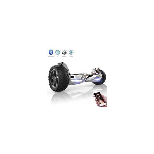 Hoverboard 8.5 Zoll, Premium Offroad Hoverboards - Bluetooth - Starker Dual Motor - LED - Elektro Skateboard Selbstausgleichender Elektroroller -Geschenk für Kinder