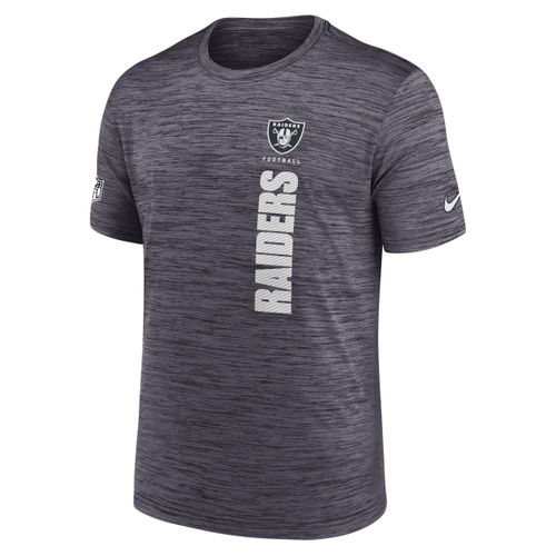 Las Vegas Raiders Sideline Velocity Nike Dri-FIT NFL-T-Shirt (Herren) - Schwarz