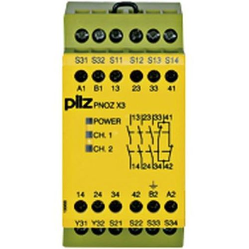 Pilz 774319 PNOZ X3 240VAC 24VDC 3n/o 1n/c 1so