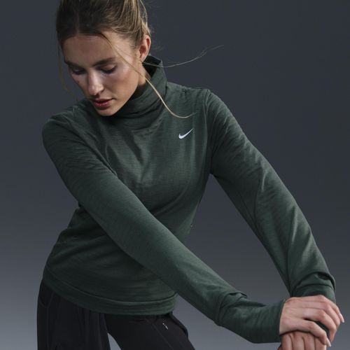 Haut de running à col roulé Nike Therma-FIT Swift pour femme - Vert