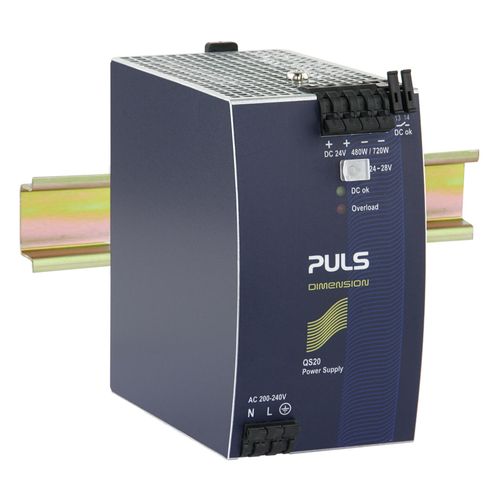 PULS DIMENSION QS20.244 Hutschienen-Schaltnetzteil, DIN-Netzgerät 24 V/DC/20 A 480 W (QS20.244)