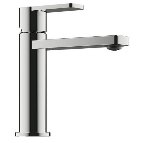 Naber Glam 1 Einhebelmischer Wasserhahn Hochdruck Silber Metall