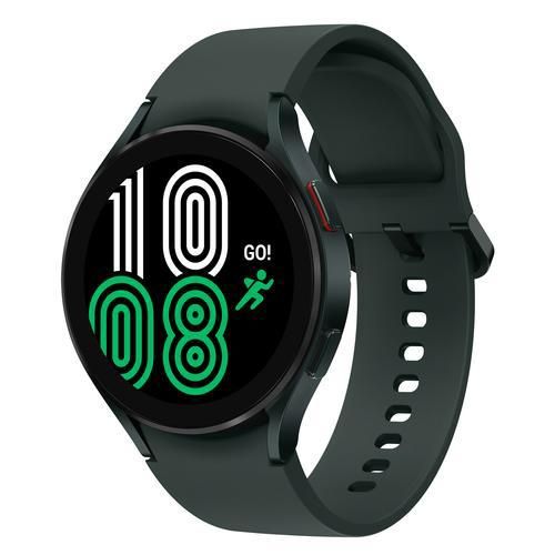 Samsung Galaxy Watch4, ronde LTE smartwatch, Wear OS, draaibare lunette, fitnesshorloge, fitnesstracker, 44 mm, groen, groen, 44 mm, LTE