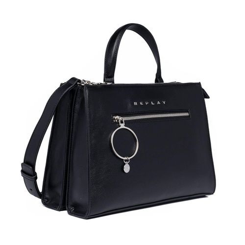 REPLAY Handtasche Umhängetasche Handbag Black schwarz
