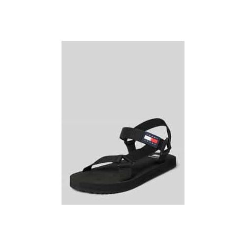 Sandalen mit Label-Patch