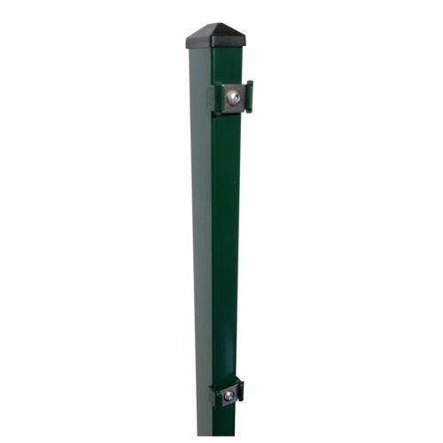 Fa-Bausysteme Zaunpfosten Moosgrün Klemmplättchen Höhe: 1030 mm