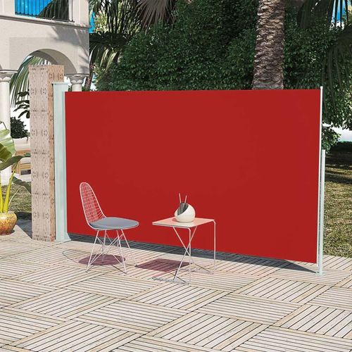 vidaXL Seitenmarkise 160x300 cm Rot