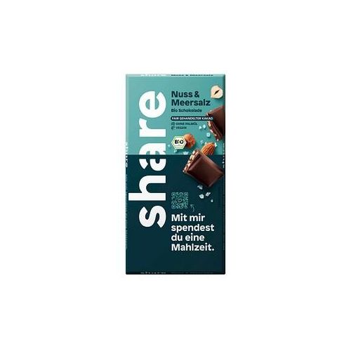 share Bio Nuss & Meersalz Schokolade 100,0 g