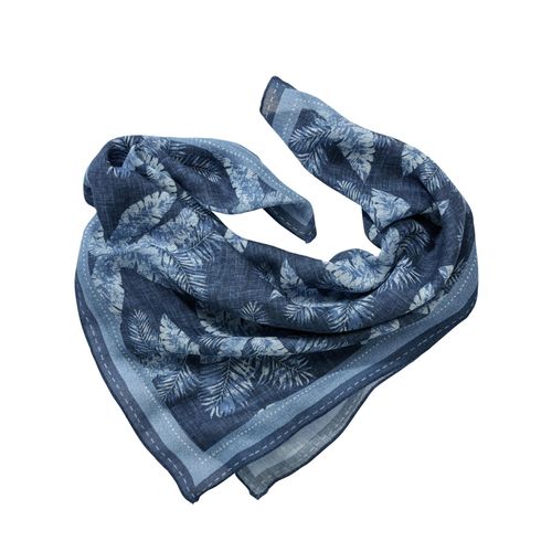 Mey & Edlich Herren Bandana Tuch Blau gemustert 01