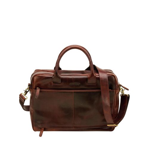 Mey & Edlich Herren Bag Braun einfarbig 01