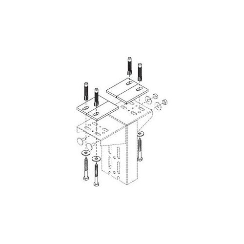 Hewi S 50 Befestigungsmaterial BM1305 zur Befestigung an Trockenbau Verstärkungsprofilen