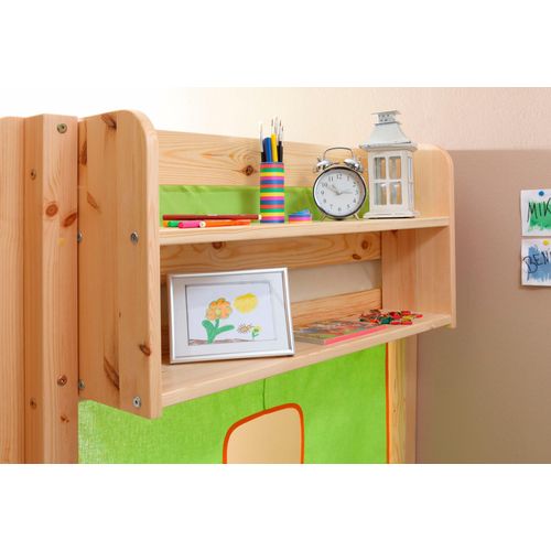 Kinderregal TICAA, beige (kiefer massiv natur), B:80cm H:44cm T:17cm, Massivholz, FSC-zertifizierter Holzwerkstoff, Regale, Anbauregal in verschiedenen Breiten, Kiefer