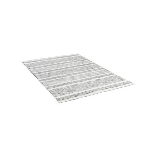Teppich Gr. 4, beige (natur, grau), B:110cm H:10mm L:170cm, Wolle, Schurwolle, Teppiche