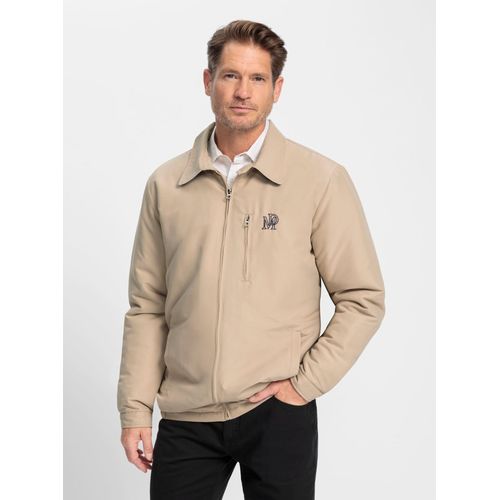 Blouson MARCO DONATI, Herren, Gr. 54, beige, 100% Polyester, Wattierung:100% Polyester, unifarben, Langarm, Jacken