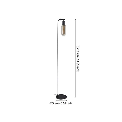 EGLO MAIONE floor lamp Black