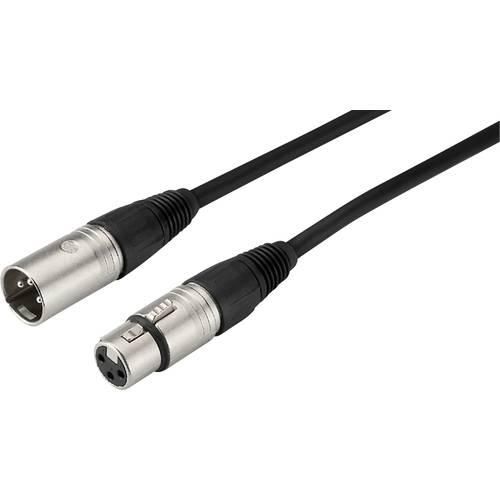 Monacor MECN-2000/SW XLR Kabel [1x XLR-Stecker - 1x XLR-Buchse] 20 m Schwarz