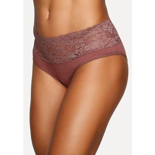 VIVANCE Slip mehrfarbig Gr. 48/50 für Damen. Mit Spitze. Bequem. Nachhaltig.