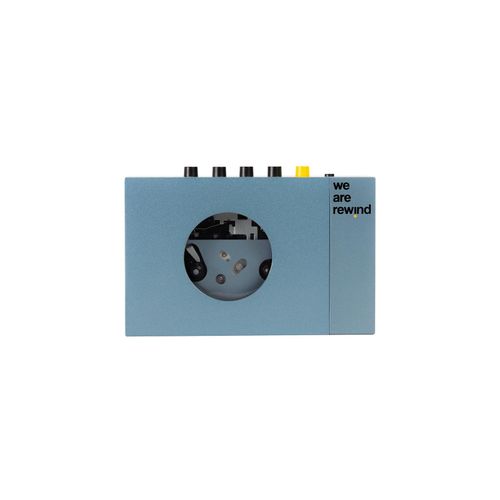 We are Rewind Portable BT Cassette Player Kurt Blue