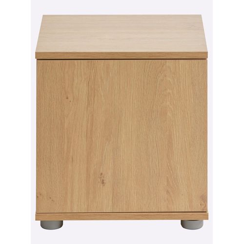 Schuhschrank HEINE HOME, braun (eichefarben), B:40cm H:41,5cm T:38,5cm, MDF, Spanplatte, Spanplatte, Schränke