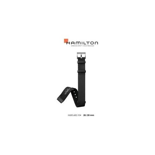 Hamilton - Textilband 20mm/20mm H690.682.104 - schwarz