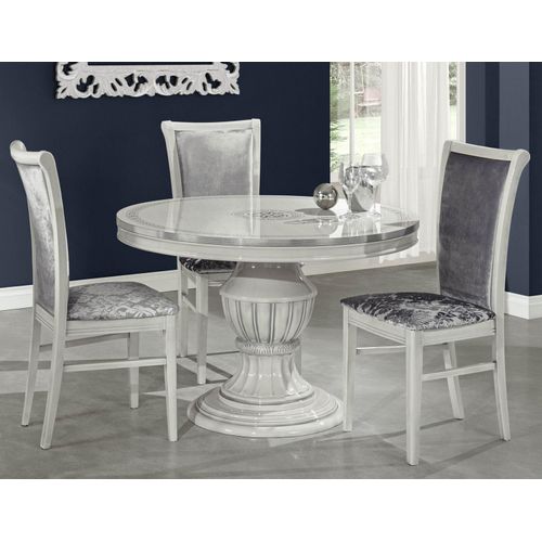 Runder Esszimmer Rund Tisch Holz Tische Runde Klassische Barock Möbel Italien