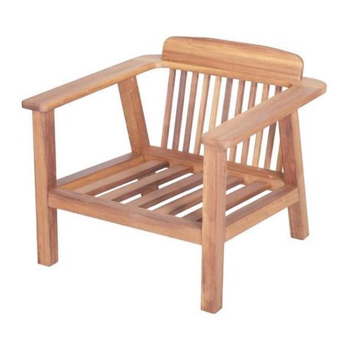 Sessel Naturholzstuhl Stuhl Balkon Sessel Stühle Relax Outdoor Möbel Garten