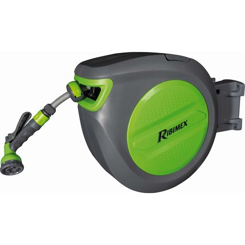 Aufrollbarer Gartenschlauch RIBIMEX, automatischer Aufroller