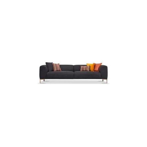 Livetastic Viersitzer-Sofa , Anthrazit , Textil , Füllung: Schaumstoffflocken,Schaumstoffflocken,Schaumstoffflocken,Schaumstoffflocken,Schaumstoffflocken , 286x74x98 cm , Rücken echt , Wohnzimmer, Sofas & Couches, Sofas, Bigsofas