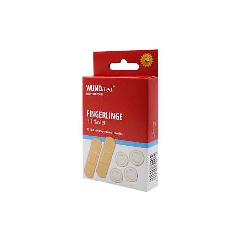 WUNDmed® Pflaster Fingerlinge + Pflaster beige, 12 St.