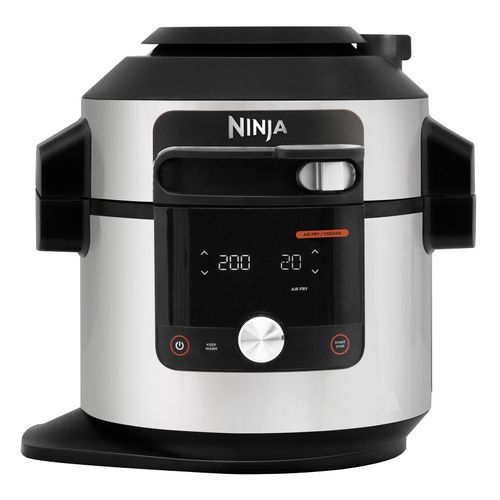 NINJA Multikocher "Foodi MAX 14-in-1 SmartLid Multikocher OL750EU", grau, B:25cm H:36cm T:26cm, Küchenmaschinen