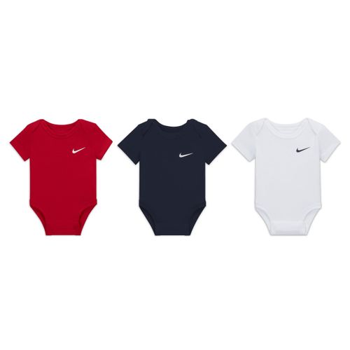 Nike Swoosh Rompertje voor baby's (3-6 maanden, 3 stuks) - Meerkleurig